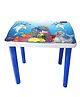 Kuchicoo Table Sea Animal Print - Blue