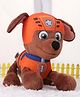 Paw Patrol Zuma Plush Toy Orange Brown - Height 9 cm 