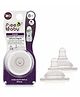 Beebaby Peristaltic Silicone Teat Fast Flow - Pack of 2