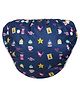 Polka Tots Reusable and Washable Baby Swim Diaper Costume With Size Adjustable Mix Design for 2 to 12 Months Kids - Blue