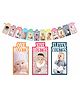 Syga 1 to 12 Month Photo Banner With Writing Space At The Back Rainbow Color Theme - Multicolor