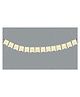 Syga Happy Birthday Banner - White Yellow