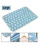 Syga Cloud Printed Waterproof Diaper Changing Mat Large Size - Blue