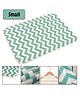 Syga Chevron Waterproof Diaper Changing Mat Small Size - Green