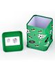 Scoobies Sporty Tin Alminium Sharpener With Receptacle Handheld Manual Dual Hole Cutilicious Long Point Design - Green