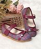 Cute Walk by Babyhug Printed & Embellished Bellies - Purple
