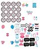 Syga Baby Shower Badges Combo Multicolour - Pack Of 30