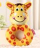 Babyhug Giraffe Face Rattle Toy for Babies| Easy-to-Hold Grip|Plush Rattle for Sensory Play|Motor Skills & Bonding|Lightweight & Travel Friendly |3+ Months|BIS|Yellow