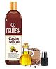 NEWISH Premium Castor Oil for Hair Growth, Skin and Eyebrow, Natural | Organico | Virgin | Pure Cold Pressed, Massage oil | Skin Oil - 200ml