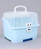 Babyhug 2 in 1 Bottle Drying Rack with Storage Box - Blue (Print May Vary)