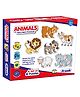 Frank Jigsaw Animal Puzzle Multicolour - Pack of 6  (12 Pieces) for kids above 4+ Years - 33808