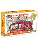 Frank Fire Engine Themed Floor Jigsaw Puzzle Multicolour (15 Pieces) for kids above 4+ Years - 15201