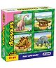 Frank Dinosaurs Jigsaw Puzzle Multicolour Set of 4  (72 Pieces)  for kids above 6+ Years - 11602