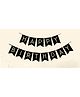 Shopperskart Happy Birthday Banner - Black