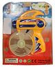 Adraxx Night Glow Flying Disc With Launcher
