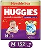 Huggies Complete Comfort Wonder Pants, India's Fastest Absorbing Diaper | M Size, 152 Diapers