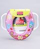 Babyhug Soft Potty Seat With Handle Bear Print - Pink