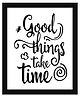 Wens Inspirational Quotes Frame- White Black 