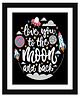 Wens Inspirational Quotes   - Black