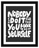 Wens Inspirational Quotes   - Black