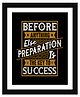 Wens Funny Quotes Framed Poster - Multicolor