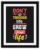 Wens Funny Quotes Framed Poster - Multicolor