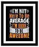 Wens Inspirational Quotes Frame- Multicolor