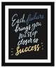 Wens Inspirational Quotes Frame- Multicolor