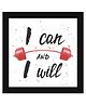 Wens Inspirational Quotes Frame - White