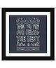 Wens Thank You Mom Quote Frame - Multicolor