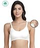 Inner Sense Organic Antimicrobial Soft Nursing Bra  - White