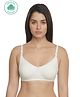 Inner Sense Organic Antimicrobial Soft Feeding Bra - Milky White