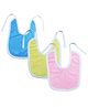 Brandonn Double Layered Waterproof Bibs Set Of 3 - Multicolor