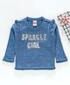 Babyhug Full Sleeves Pullover Sweater - Blue