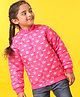 Babyhug Full Sleeves Quilted Jacket - Pink