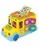 Yamama School Bus Toy With Light & Music And Shape Sorters - Multicolour
