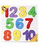 Anindita Wooden Numbers 1 to 10 Big Size Puzzle Multicolor - 11 Pieces 