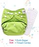 Babyhug Free Size Reusable Cloth Diaper With Insert - Green