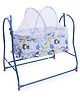 Mothertouch Italio Cradle Animal Print - Blue