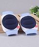 Babyhug Elbow & Knee Protection Pads White and Navy Blue (Design May Vary)