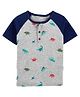 Carter's Dinosaur Raglan Henley - Grey