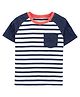 Carter's Striped Pocket Jersey Tee - Multicolor