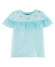 Carter's Ruffle Sleeves Top - Blue