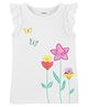 Carter's Butterfly Flutter T-Shirt - White