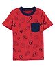 Carter's Sports Slub Jersey Pocket Tee - Red