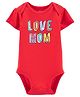 Carter's Love Mom Collectible Onesie - Red