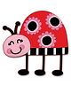 Stephen Joseph Ani-magnets Lady-Bug - Pink