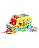 Baybee 3 in 1 Pull Along Xylophone Bus - Yellow