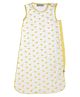 Mi Dulce An'ya Organic Cotton Sleeping Bag Bird Print - Yellow White