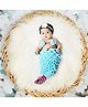 Babymoon Mermaid Designer Clothing  Baby Photography Props - Blue